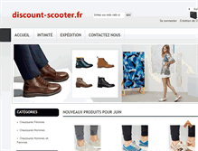 Tablet Screenshot of discount-scooter.fr